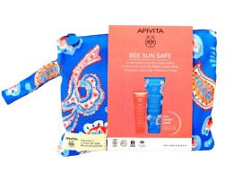 Apivita PROMO Bee Sun Safe Hydra Fresh Face SPF50 Ενυδατική Αντηλιακή Κρέμα Gel Προσώπου Ελαφριάς Υφής 50ml - ΔΩΡΟ After Sun Cool Sooth Ενυδατικό Γαλάκτωμα για Μετά τον Ήλιο για Πρόσωπο - Σώμα 100ml