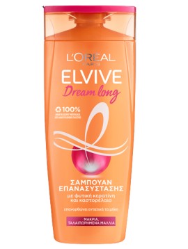 LOreal Paris Elvive Dream Long Shampoo Σαμπουάν Επανασύστασης για Μακριά - Ταλαιπωρημένα Μαλλιά 400ml