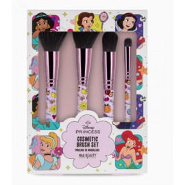 Mad Beauty Princess Express Yourself Cosmetic Brushes Παιδικά Πινέλα Μακιγιάζ για Foundation 4 Τεμάχια