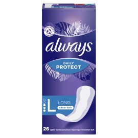 Always Daily Σερβιετάκια 2,5 Σταγόνες Protect Long 26 Τεμάχια