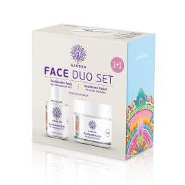 Garden PROMO Hydrating Serum Ενυδατικός Ορός Προσώπου & Ματιών με Υαλουρονικό Οξύ 30ml - Moisturizing Cream Ενυδατική Κρέμα Προσώπου & Ματιών με Λευκό Νούφαρο 50ml