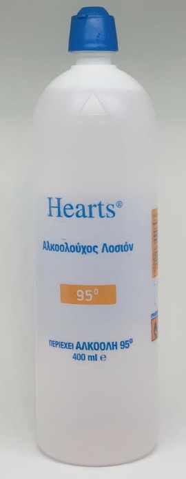 Viochrist Hearts Αλκοολούχος Λοσιόν 95° 400ml
