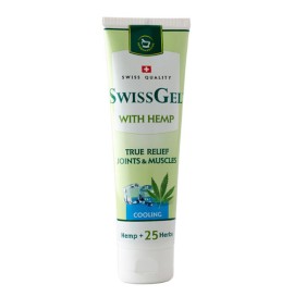 Swiss Gel With Hemp Cooling Herbal Gel Κρυοθεραπεία για Μυς & Αρθρώσεις 100ml