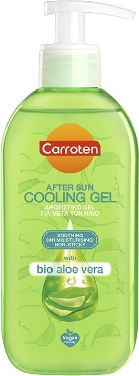 Carroten After Sun Cooling Aloe Vera Δροσιστικό Gel Σώματος για Μετά τον Ήλιο 200ml