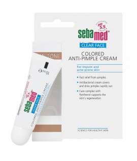 Sebamed Clear Face Colored Anti Pimple Cream Κρέμα Τοπικής Εφαρμογής για Σπυράκια με Χρώμα 10ml
