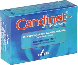 Uniderm Candinet Solido Savon PH3 Στέρεο Σαπούνι 100gr