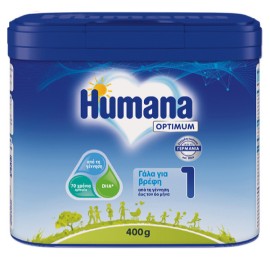 Humana Optimum Γάλα 1ης Βρεφικής Ηλικίας από τη Γέννηση έως τον 6ο Μήνα 400gr