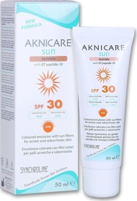 Synchroline Aknicare Sun Teintee SPF 30, 50 ml