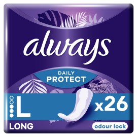 Always Daily Σερβιετάκια 2,5 Σταγόνες Protect Long 26 Τεμάχια