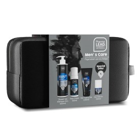 PharmaLead PROMO Mens Care Kit Shower Gel & Shampoo Αφρόλουτρο - Σαμπουάν για τον Άνδρα 500ml - Face Cream 24ωρη Κρέμα Προσώπου 50ml - Hair Styling Gel 100ml - Αποσμητικό Roll on 50ml & ΔΩΡΟ Νεσεσέρ