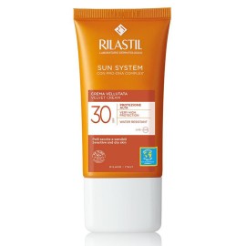 Rilastil Sun System Velvet Cream SPF30 Αντηλιακή Ενυδατική Κρέμα Προσώπου για Ευαίσθητες Επιδερμίδες 50ml