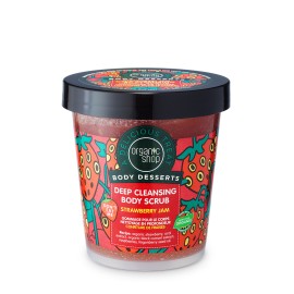 Natura Siberica Organic Shop Body Desserts Strawberry Jam Μαρμελάδα Φράουλα Απολεπιστικό Σώματος για Βαθύ Καθαρισμό 450ml