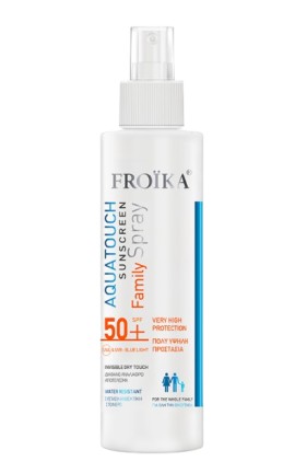 Froika Aquatouch Sunscreen Family SPF50+ Αντηλιακό Spray Προσώπου & Σώματος για Όλη την Οικογένεια 250ml
