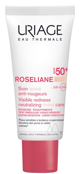Uriage Roseliane Κρέμα CC SPF50+ Ενυδατική Προστατευτική Κρέμα - Διορθώνει τον Τόνο του Δέρματος - Ανοιχτόχρωμη Απόχρωση 40ml
