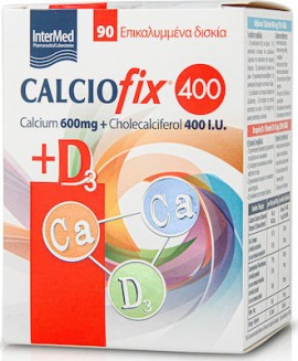 Intermed Calciofix 400 Συμπλήρωμα Διατροφής, 90 Ταμπλέτες
