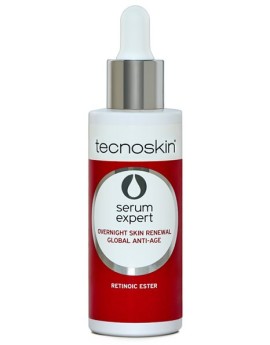 Tecnoskin Serum Expert Overnight Skin Renewal Global Anti-Age Ορός Νυκτός για Ανανέωση της Επιδερμίδας 30ml