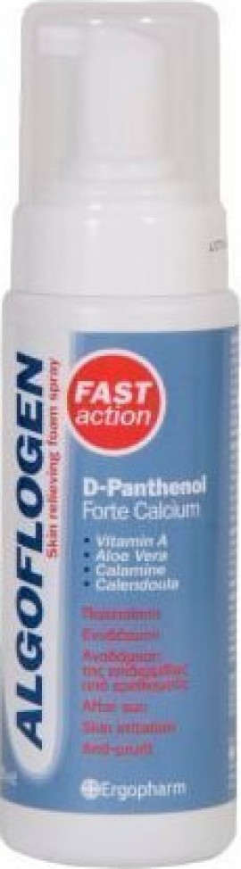 ErgoPharm Algoflogen D - Panthenol Αφρός για τους Ερεθισμούς της Επιδερμίδας και τα Εγκαύματα 150ml