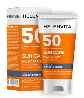 Helenvita Sun High Protection Anti-Photoaging Face Αντηλιακή Cream Προσώπου Κατά Της Φωτογήρανσης SPF50 50ml