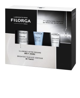 Filorga PROMO Box Lightening ΣΕΤ Λάμψης Optim Eyes 15ml - ΔΩΡΟ Scrub Detox 15ml - Hydra Hyal Cream 15ml