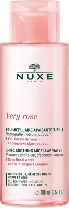 Nuxe Very Rose Eau Micellaire 3 in 1 Νερό Καθαρισμού Προσώπου 400ml