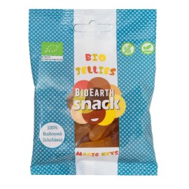 BioEarth BIO Jellies Magic Keys Βιολογικά Ζελεδάκια Κλειδάκια με Γεύσεις Φρούτων 55gr