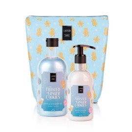 Lavish Care Frosted Ginger Cookies Glitter Body Lotion Ενυδατικό Γαλάκτωμα Σώματος 300ml - Bath & Shower Αφρόλουτρο Gel 500ml - ΔΩΡΟ Νεσεσέρ