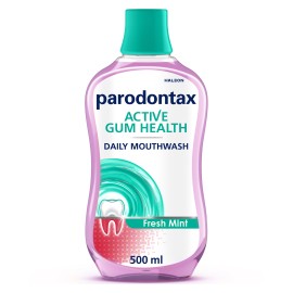 Parodontax Active Gum Health Mouthwash Fresh Mint Κατά της Βακτηριακής Πλάκας 500ml