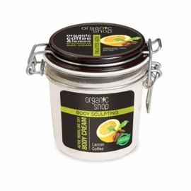 Natura Siberica Organic Shop Day Body Cream Lemon Coffee Κρέμα Σώματος Ημέρας για Ενεργή Σμίλευση Λεμόνι και Καφέ 350ml