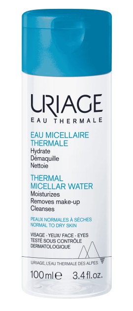 Uriage Eau Thermale Ιαματικό Νερό Micellar για Κανονικό - Ξηρό Δέρμα με Cranberry 100ml