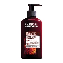 L’Oreal Paris Men Barber Club Καθαρισμός 3 in 1 Για Πρόσωπο - Μούσια - Μαλλιά 200ml