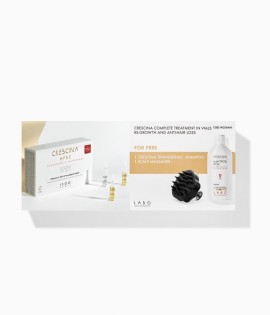 Labo PROMO Crescina Transdermic HFSC 1300 Woman Αγωγή για Γυναίκες Αραίωση - Πολύ Έντονη Τριχόπτωση 20 Φιαλίδια x 3.5ml - ΔΩΡΟ Crescina Shampoo 200ml - Συσκευή Μασάζ του Τριχωτού της Κεφαλής