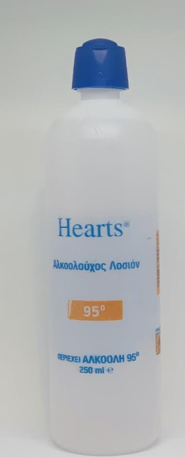 Viochrist Hearts Αλκοολούχος Λοσιόν 95° 250ml