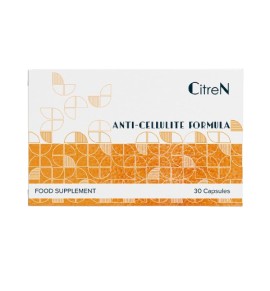 Dermageria Citren Anti-Cellulite Formula Συμπλήρωμα Διατροφής Συμβάλλει στην Μείωση της Όψης Πορτοκαλιού 30 Κάψουλες