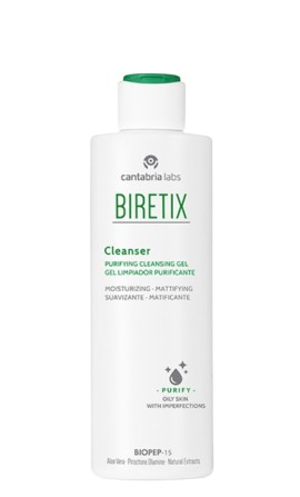 Biretix Cleanser Καθαριστικό Gel Προσώπου για Μικτές, Λιπαρές & Ακνεϊκές Επιδερμίδες 200ml