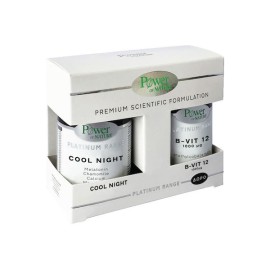 Power of Nature PROMO Platinum Range Cool Night 30 Κάψουλες & ΔΩΡΟ Platinum Range B-Vit 12 1000μg 20 Δισκία