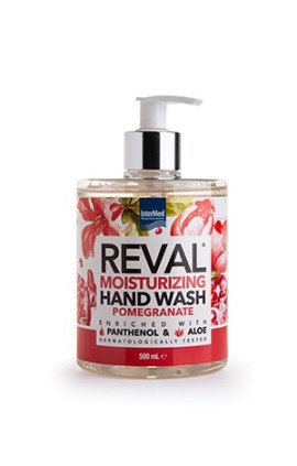 Intermed Reval Hand Wash Pomegranate Κρεμοσάπουνο με Πανθενόλη & Αλόη για Extra Ενυδάτωση 500ml