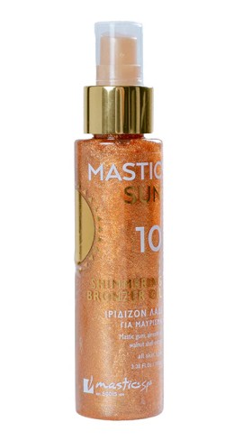 Mastic Spa Shimmering Bronzer Oil SPF10 Ιριδίζον Λάδι για Μαύρισμα 100ml