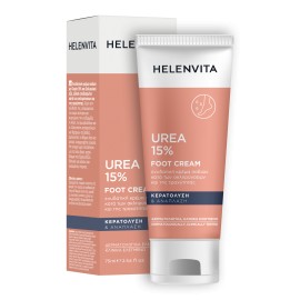 Helenvita Κρέμα Ποδιών με Ουρία 15% Κατά των Σκληρύνσεων 75ml