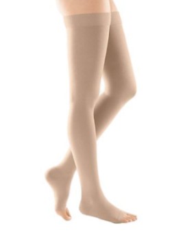 Medi Duomed Κάλτσες Ριζομηρίου CCl1 Ανοιχτά Δάκτυλα Χρώμα Μπεζ 1 Ζευγάρι