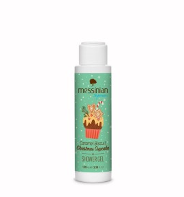 Messinian Spa Caramel Biscuit Christmas Cupcake Shower Αφρόλουτρο Gel 100ml