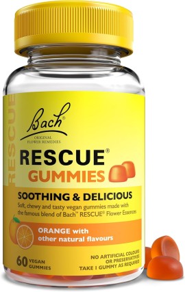 Power Health Bach Rescue Gummies με Αυθεντικά Ανθοϊάματα Bach με Γεύση Πορτοκάλι 60 Ζελεδάκια
