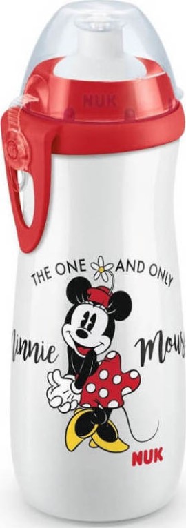 Nuk Sports Cup Disney Mickey - Minnie Παγούρι με Καπάκι Push Pull για 3-6 Ετών 450ml [10.255.413] 1 Τεμάχιο