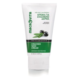 Macrovita Cracked Skin Cream Κρέμα Σώματος για Ξηρό & Σκασμένο Δέρμα με Λάδι Ελιάς & Αμυγδαλέλαιο 60ml