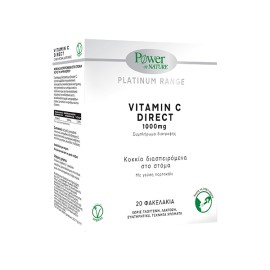 Power Of Nature Vitamin C Direct Συμπλήρωμα Διατροφής με Βιταμίνη C 1000mg με Γεύση Πορτοκάλι 20 Φακελάκια