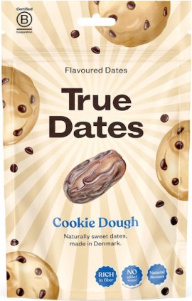 True Dates Φυσικοί Χουρμάδες με Γεύση Cookie Dough Χωρίς Ζάχαρη 100gr