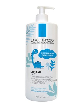 La Roche Posay Lipikar Lait Family Size Γαλάκτωμα Σώματος για το Ξηρό Δέρμα με 48ωρη Ενυδατική Δράση 750ml