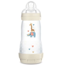 Mam Easy Start Anti-Colic Πλαστικό Μπιμπερό Κατά των Κολικών για 4m+ Μπεζ με Θηλή Σιλικόνης 320ml [356SUc]