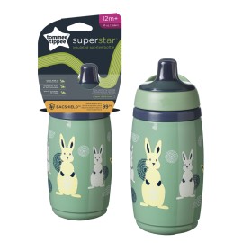Tommee - Tippee Superstar Sport Bottle Παιδικό Κύπελλο με Σκληρό Στόμιο για 12m+ Πράσινο 266ml