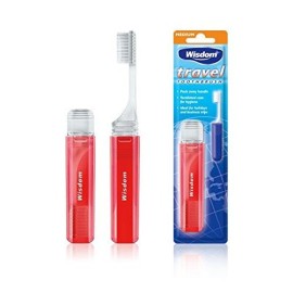 Wisdom - Travel Toothbrush Medium Οδοντόβουρτσα Ταξιδίου, 1τμχ