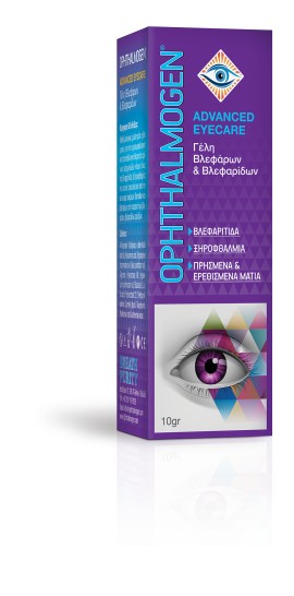 Ophthalmogen Advanced Eyecare Gel Βλεφάρων Βλεφαρίδων - Η Λύση στην Βλεφαρίτιδα, Ξηροφθαλμία, Ερεθισμένα Βλέφαρα & το Έκζεμα 10gr